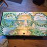 original hand painted wooden chest Image 7