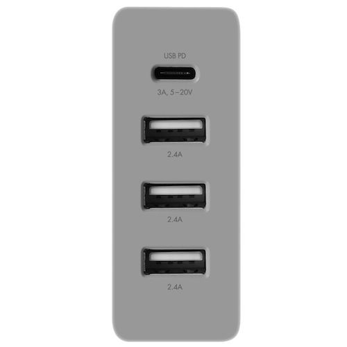 Macally HOME72UC-UK , 72W 4 port USB-C/USB-A wall charger