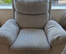 3 piece recyliner sofa and 2 armchairs