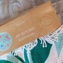 100% cotton beach towel &beach towel clips lemon print Image 3