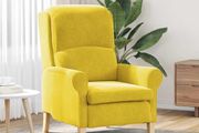 Armchair Yellow Velvet