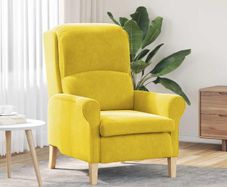 Armchair Yellow Velvet