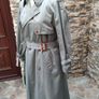 Vintage Nuage ladies trenchcoat Approximately late 90s early 00s Size 10 on label The colour is a pale bluey grey with brown buttons It's got an inner lining that can be removed Image 5