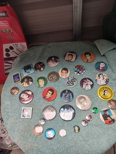 elvis presley badges