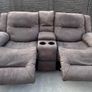 2 seater recliner couch w/ console drink holder Image 4