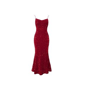 Sequin Cami Mermaid Maxi Dress