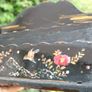Antique Hand Painted Papier Victorian Mail Holder  Art 12" X 8" Image 10