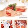 Christmas Window Stickers Large Santa Claus Xmas Tree Gift Box Candy Socks Clings ornament Double-Side DIY Wall Door Mural Decal Sticker for Showcase Image 3