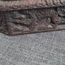 Vintage dragon motif carved wooden box Image 5