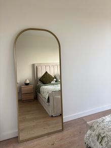 ikea gold mirror