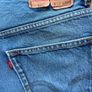 Levis 505 Regular Fit Jeans W36 L30 Blue Vintage Denim Straight Leg Red Tab Image 5