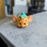 Disney Tsum Tsum Gus 1 inch Vinyl Mini Figure Cinderella Mouse Green Hat Image 6