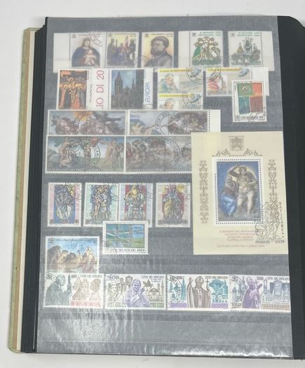 Collection: Vatican City Stamps both mint and used along with some miniature sheets on 40 pages