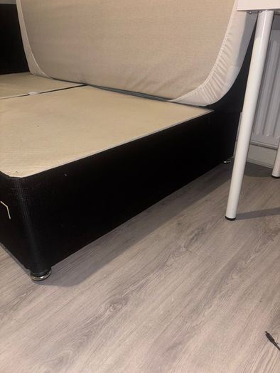 Queen size Divan Bed Black