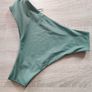 Brand new Zaful khaki high waisted high leg swimwear bottoms size UK12 EU40 Postage included Image 3