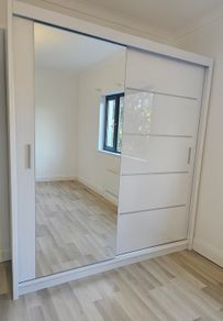 Wardrobe LUX 1 203cm White