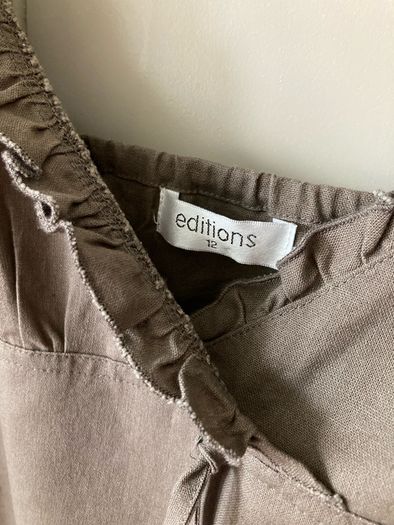 Linen blend dress, (12)