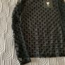 BY VERY Petite Black Chiffon Top Size 10 UK Image 3