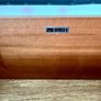 Mid century blanket box with vinyl top Image 3