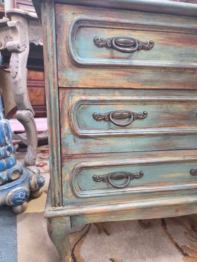 Vintage Upcycled Pair of Bedeside Lockers