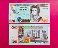 Belize  20 Dollars 2012 Pick 72  Commemorative Issue  ( Uncirculated )