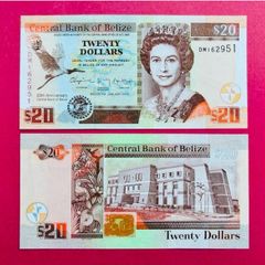 Belize  20 Dollars 2012 Pick 72  Commemorative Issue  ( Uncirculated )