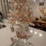 Beautiful 87cm Pink/Champagne Artificial  Christmas Tree Image 3