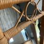 Vintage-Style Rattan Full-Length Floor Mirror (Boho/Cheval Style) Image 4