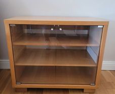 TV/ Media unit with doors glass