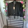 cardigan Bnwt size small gallery black cardigan with gold buttons Image 3