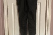 vila trousers leather look