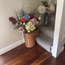 Wicker Stair Basket with Handle - as new Image 3