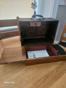Sewing Machine case and base.