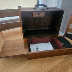 Sewing Machine case and base.