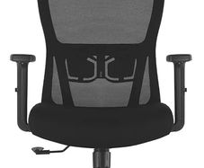 Office Chair, Desk Chair with Adjustable Headrest, Lumbar support and Liftable Armrest, High Back Ergonomic Office Chair, Breathable Mesh Backrest for Comfy, Computer Chair for Home/Office