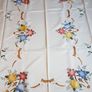 Brand New Portuguese Embroidered Tablecloth and 12 Napkins Image 2