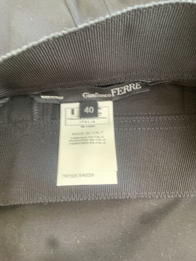 GianFERRE designer black skirt