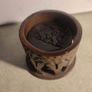 Hand Carved Wooden African Animal Coaster Set, Set of 6 Coasters and Container, Kitchen Dining Ware Image 10