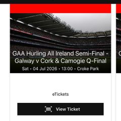 Cork v Galway - AI Hurling Semi Final - Lower Cusack