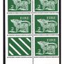 1975 Ireland 40p definitive Pink Stamp Booklet Mint Never Hinged (MNH). Hibernian HB20. Images of panes shown for illustration. Image 3