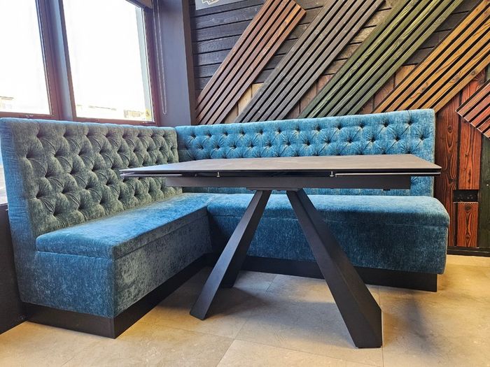 Chesterfield Style Dining Bench with Storage