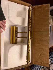 Picture light brass