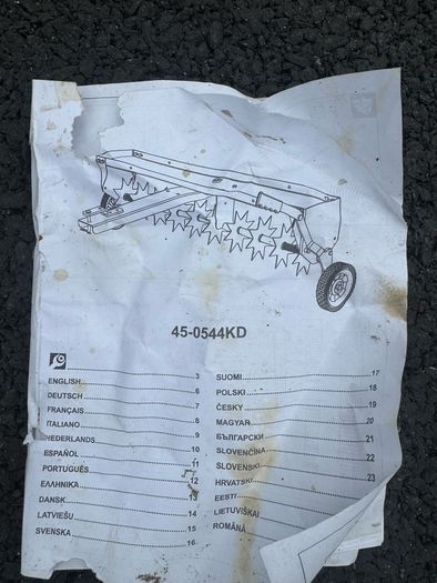 40 inch Agri-Fab Lawn Aerator