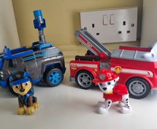 Paw Patrol cars Marshall and Chase