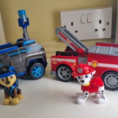 Paw Patrol cars Marshall and Chase