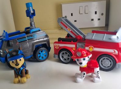 Paw Patrol cars Marshall and Chase
