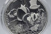 2025 Niue 1 oz Silver  Disney's Scrooge McDuck BU (In Capsule)