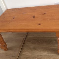 solid pine coffee table