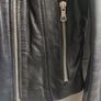 Zara Black Genuine Leather Biker Jacket - Size S Fits XS Image 4
