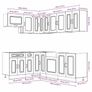 11 Piece Kitchen Cabinet Set White Image 7